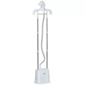 HOMCOM 853-026 1.7L Upright Garment Clothes Steamer With 6 Steam Settings - White