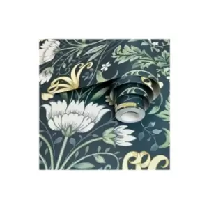 Holden Vintage Floral Navy Vintage Retro Style Art Nouveau Smooth Wallpaper