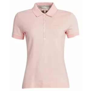 Barbour Womens Portsdown Top Petal Pink/Silver Birch 12