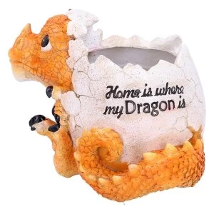 Home is Where My Dragon is Orange Dragon Pot