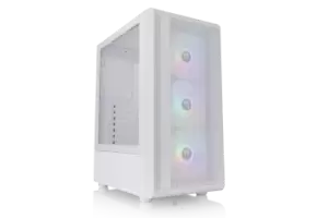 Thermaltake S200 TG ARGB Snow Mid Tower ATX Case - CA-1X2-00M6WN-00