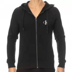 Calvin Klein Ck One Full Zip Hoodie - Black L