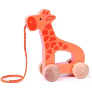 Hape Giraffe Push and Pull Wooden Toddler Toy