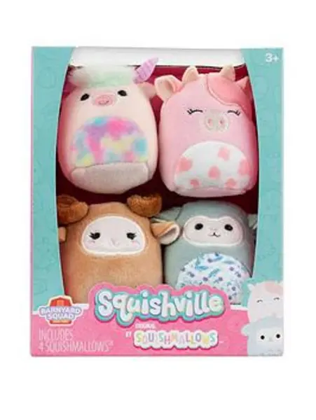 Squishville Original Squishmallows Barnyard Squad 4 Pack