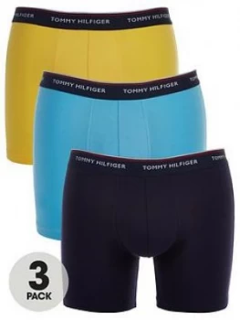 Tommy Hilfiger 3 Pack Boxer Brief - Navy/Blue/Yellow