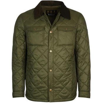 Barbour Quilted Shirt Jacket - Olive OL51