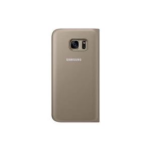 Samsung EF-CG930PFEGWW Galaxy S7 S View Cover in Gold