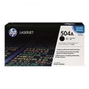 HP 504A Black Laser Toner Ink Cartridge