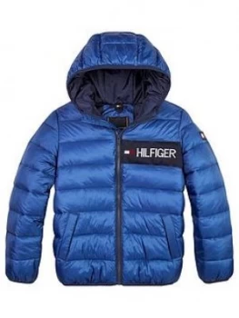 Tommy Hilfiger Boys Essential Padded Jacket, Blue, Size Age: 16 Years