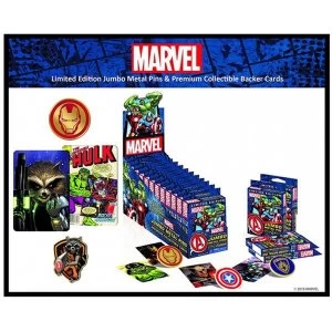 Marvel Comics Collectable Pin Display of 12