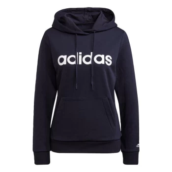 adidas Essentials Logo Hoodie Womens - Legend Ink / White