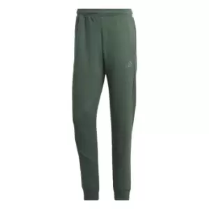 adidas Stadium Fleece Badge of Sport Cuffed Joggers Mens - Green