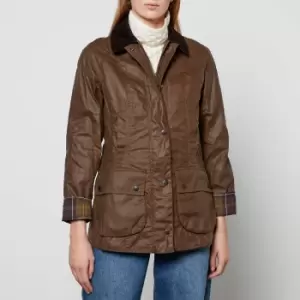 Barbour Womens Beadnell Wax Jacket - Bark - UK 8