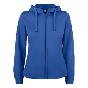 Clique Womens/Ladies Basic Active Full Zip Hoodie (M) (Royal Blue)