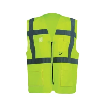 Hi-vis Executive Vest (EN20471) Yellow - XL - Tuffsafe