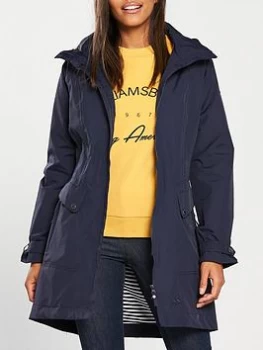 Trespass Rainy Day Waterproof Jacket - Navy, Size XL, Women