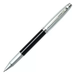 Sheaffer 100 Black Lacquer & Chrome Cap Rollerball Pen