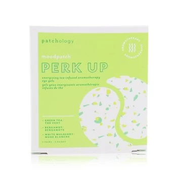 PatchologyMoodpatch - Perk Up Energizing Tea-Infused Aromatherapy Eye Gels (Green Tea+Bergamot+White Mulberry) 5pairs