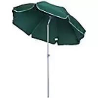 Outsunny Beach Umbrella 84D-039GN Steel, Polyester Green