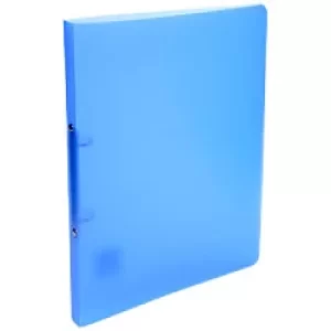 Exacompta Ring Binder Chromaline 54152E Polypropylene A4 15mm 2 ring Blue Pack of 25