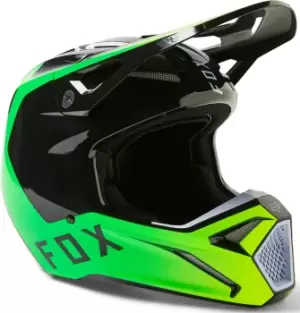 FOX V1 Dpth Motocross Helmet, Black Size M black, Size M