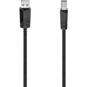 Hama USB cable USB 2.0 USB-A plug, USB-B plug 3m Black