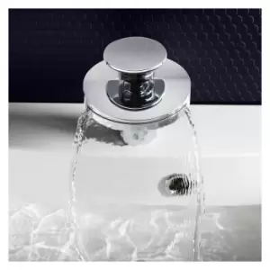 Crosswater - Water Circle Monobloc Basin Mixer Tap - Chrome - WO110DNC