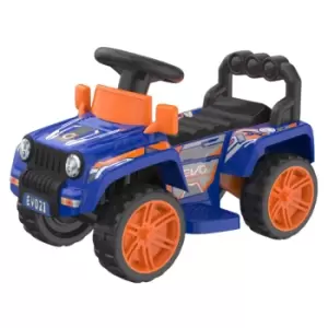 Evo 6V Kids Electric Ride On Blue Zoom 4X4 Truck