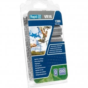 Rapid VR22 Fence Hog Rings Galvanised Pack of 1600