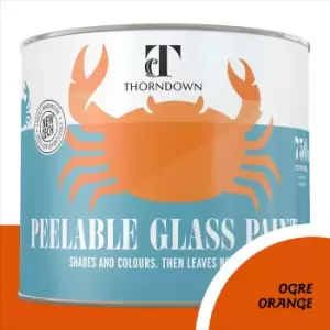 Thorndown Ogre Orange Peelable Glass Paint 750ml