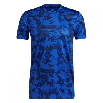 adidas Paisley Everyday T-Shirt Mens - Bold Blue