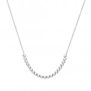 Bezel Set Half Tennis Necklace N4399