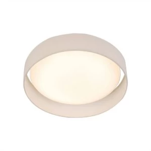 Integrated LED 1 Light Flush Ceiling Light White