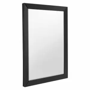 Crossland Grove Bloomsbury Rectangle Wall Mirror Black - 915 x 610mm