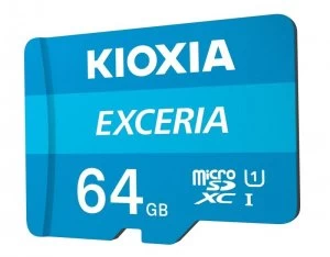 Kioxia 64GB Exceria U1 Class 10 microSD