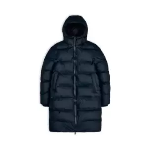 Rains Rains Long Puffer Jacket Mens - Blue