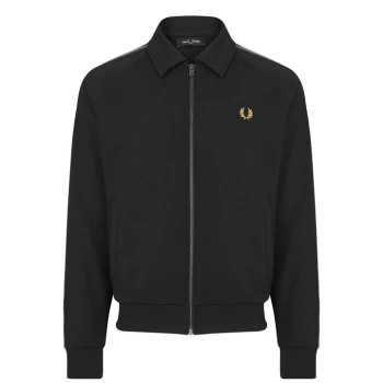 FRED PERRY Striped Tape Tricot Jacket - Black 102