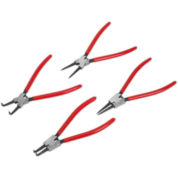 Sealey 4 Piece Internal and External Circlip Pliers Set