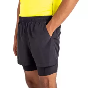 Dare 2B Mens Recreate II Lightweight 2 in 1 Active Shorts S - Waist 32' (81cm)