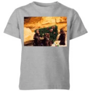 Star Wars Jawas Christmas Tree Kids Christmas T-Shirt - Grey - 11-12 Years