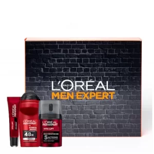 LOreal Paris Men Expert Anti Ageing Moisturiser Regime Kit (Worth £27.52)