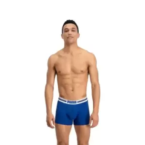 Puma 2 Pack Logo Boxer - Blue