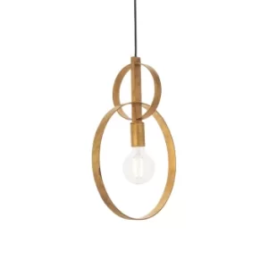 Trento Pendant Ceiling Light Antique Gold Leaf