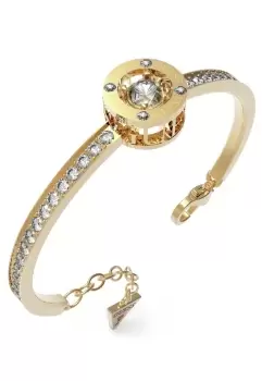 Guess Gold Plated Crystal Stone Set Bangle