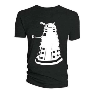 Doctor Who - Glow in the Dark Darlek Womens Large T-Shirt - Black