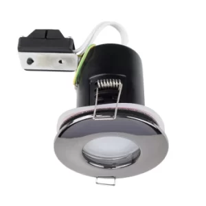 4 x MiniSun IP65 Fire Rated Bathroom Downlights in Black Chrome