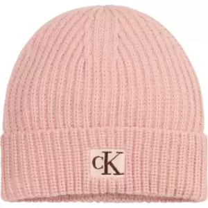 Calvin Klein Jeans Ribbed Beanie - Pink