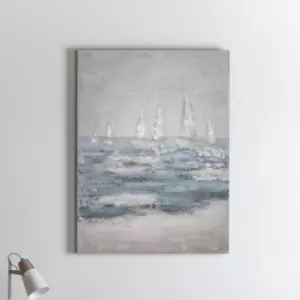 Gallery Direct Sea Waves Textured Canvas