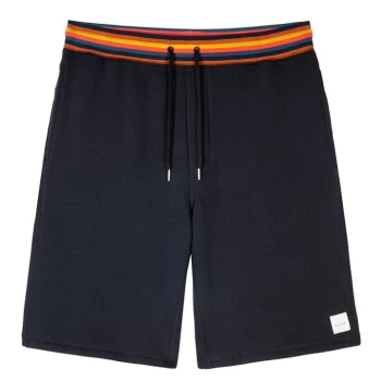 Paul Smith Underwear Stripe Fleece Shorts - Blue