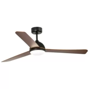 Faro GRID LED Dark Ceiling Fan with DC Motor, 3000K